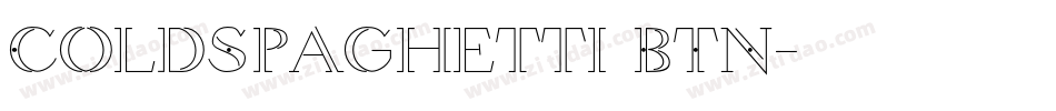 ColdSpaghetti BTN字体转换